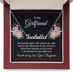 Custom Name Necklace (Girlfriend Message #2)