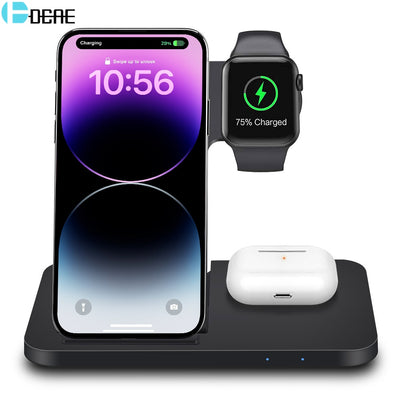 3in1 Wireless Apple Fast Charger Dock Station